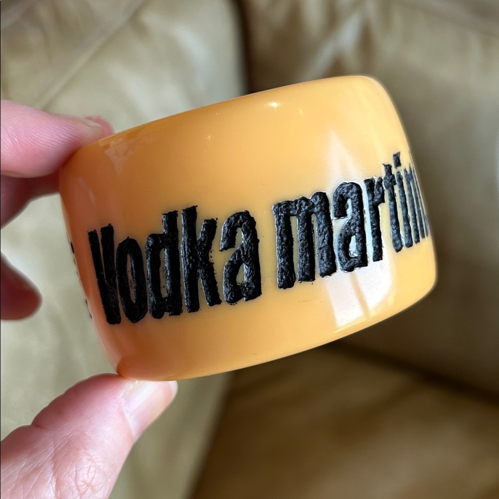 Jessica Kagan Cushman bracelet - Vodka Martini. Shaken Not Stirred.